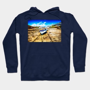 Hope Cove, Devon Fishing Boats On The Beach Hoodie